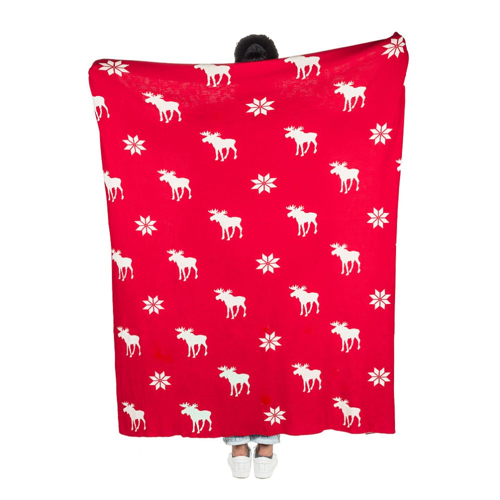 Abbott Allover Moose Throw - Skiis & Biikes