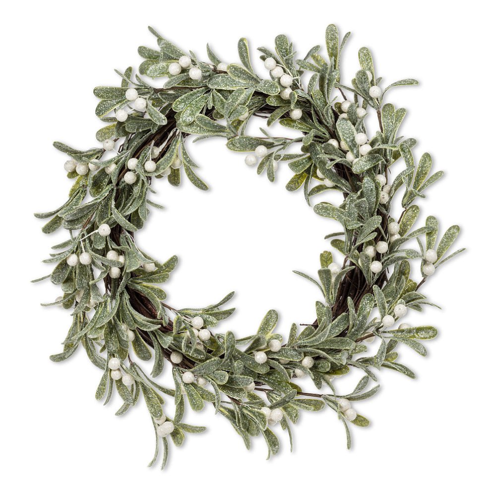 Abbott Frost Mistletoe Wreath - Skiis & Biikes