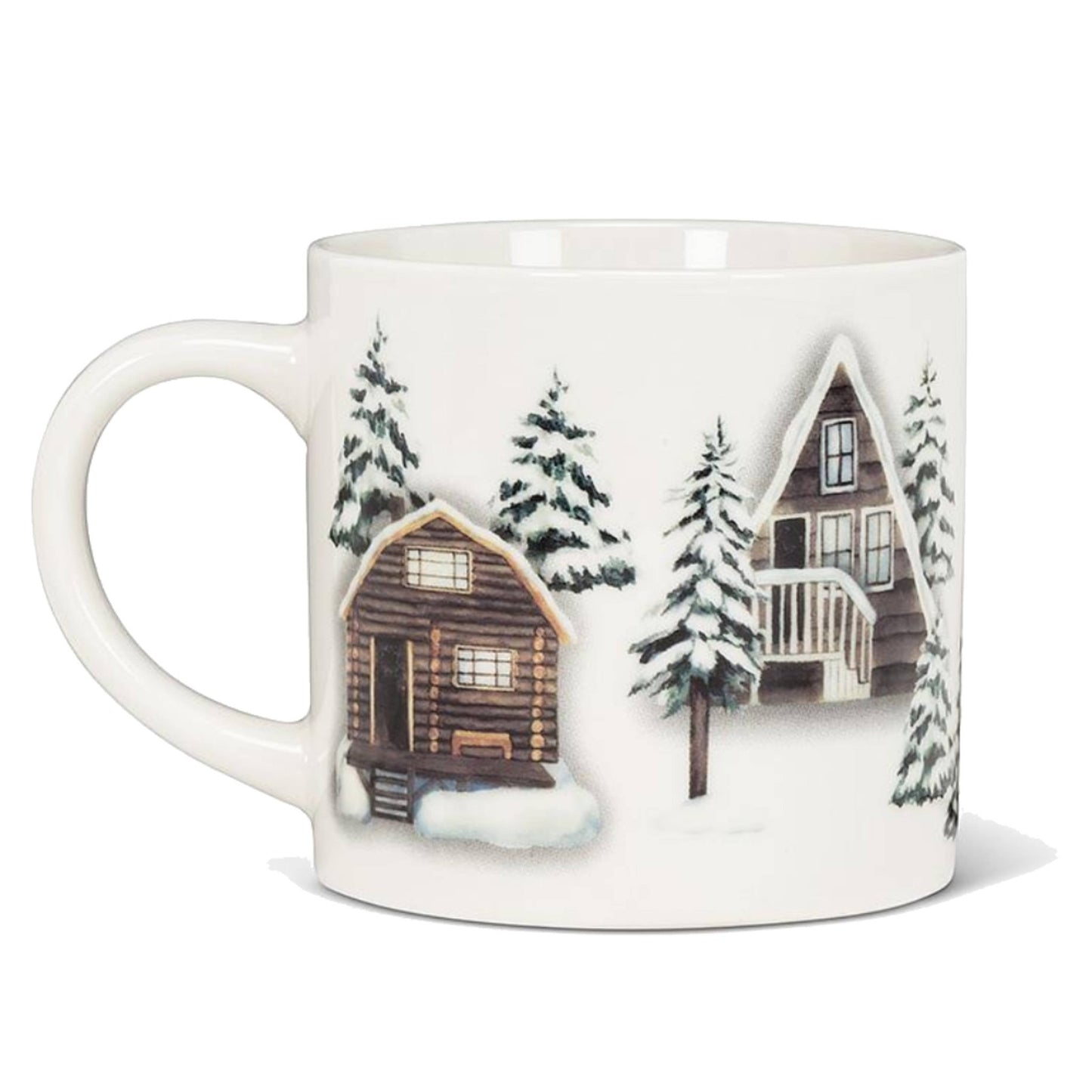 Abbott Winter Cabins Mug - Skiis & Biikes