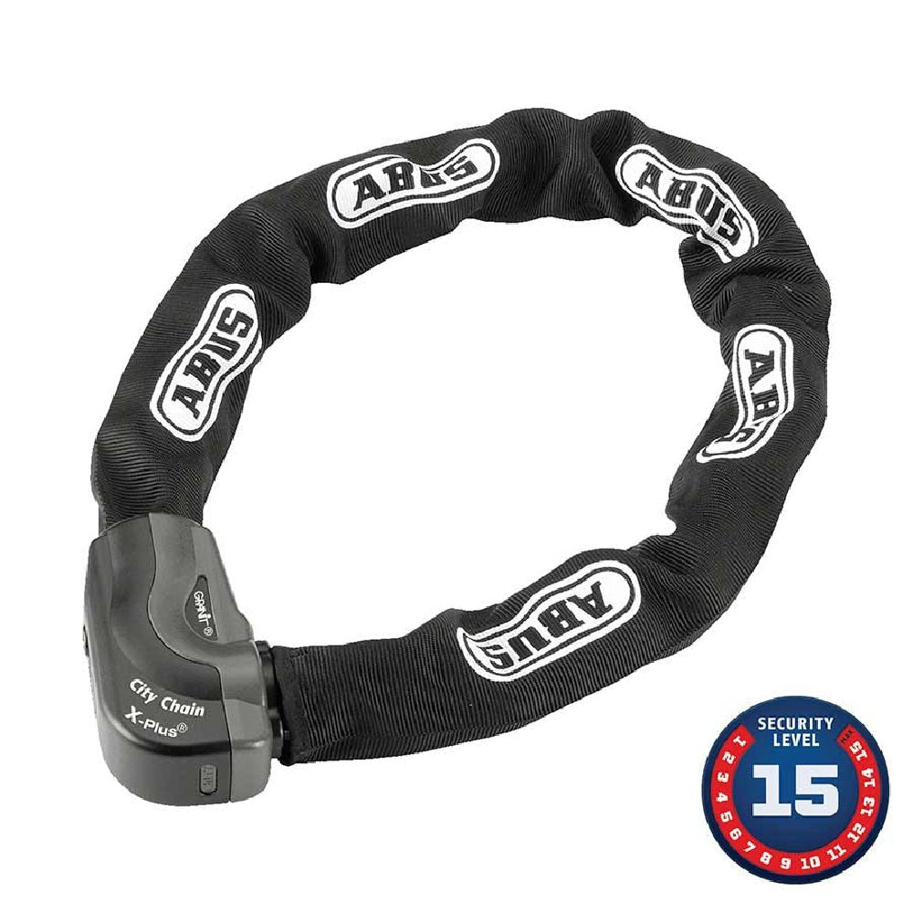 Abus Granit CityChain XPlus 1060K Chain Key Lock - Skiis & Biikes