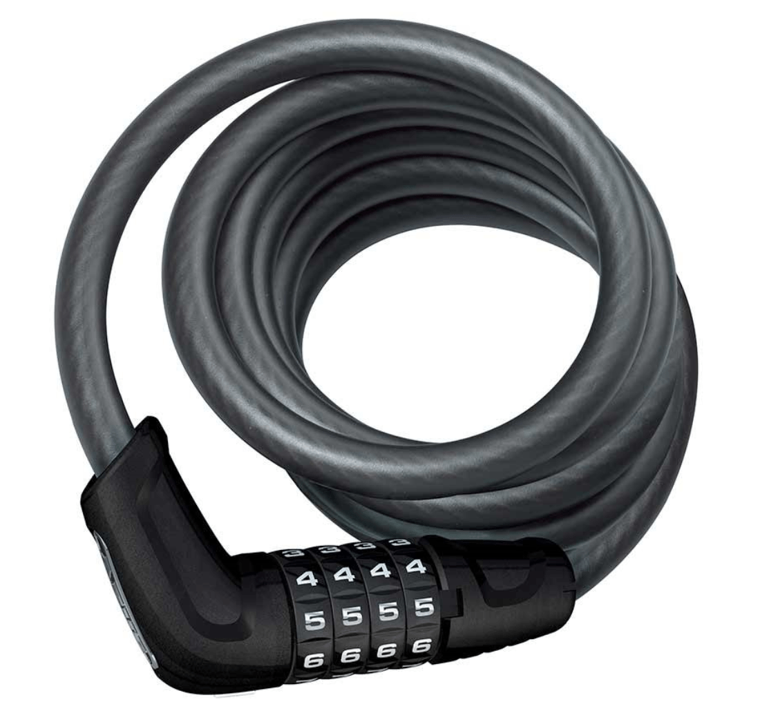 Abus Tresor 6512C Cable with 4 - Digit Combination Lock - Skiis & Biikes