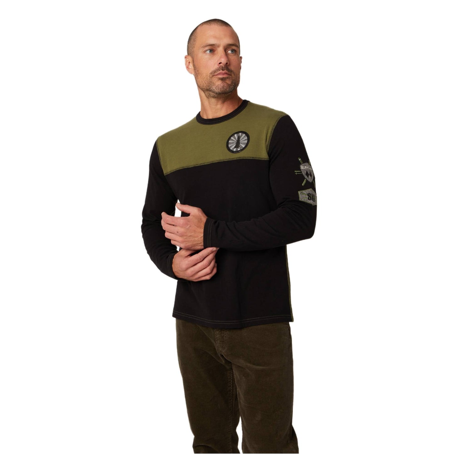 Alp N Rock Double Diamond Mens Crew Shirt 2025 - Skiis & Biikes