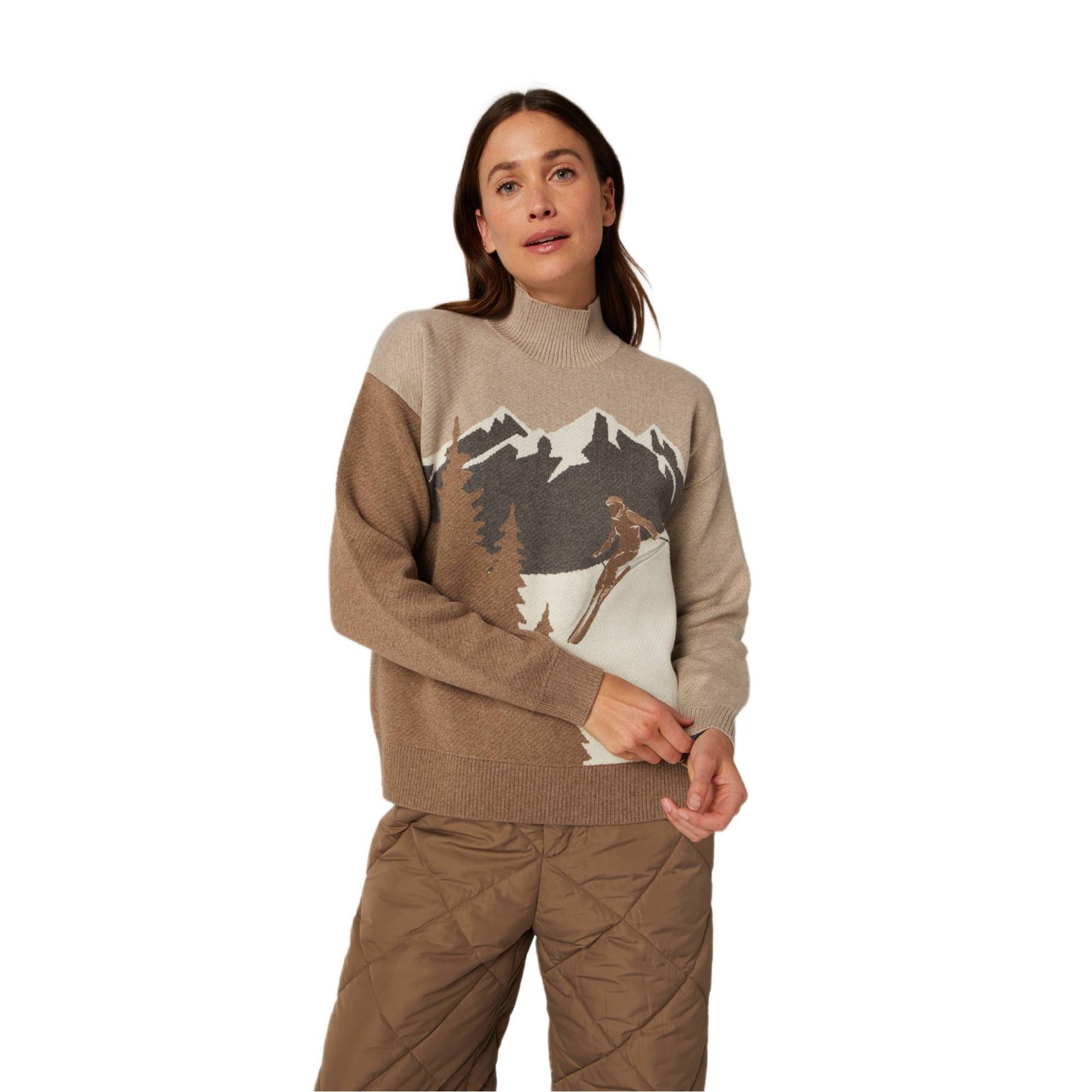 Alp N Rock Portia Womens Mock Neck Sweater 2025 - Skiis & Biikes