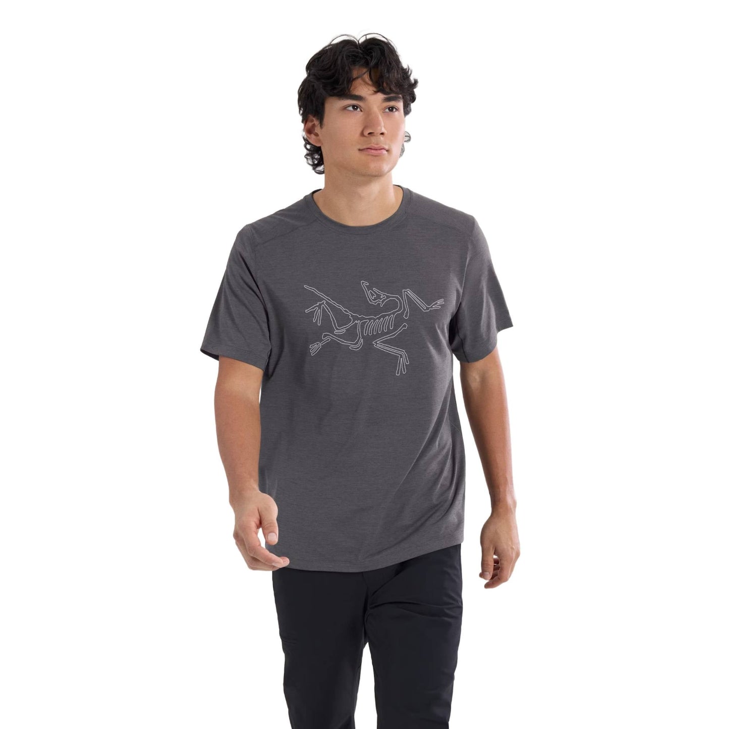 Arc'teryx Cormac Logo Mens SS Crew 2025 - Skiis & Biikes