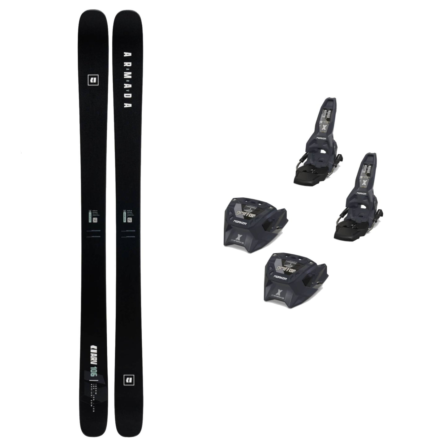 Armada ARV 106 Ski + Griffon X 13 MWerks Bindings 2026 Bundle - Skiis & Biikes