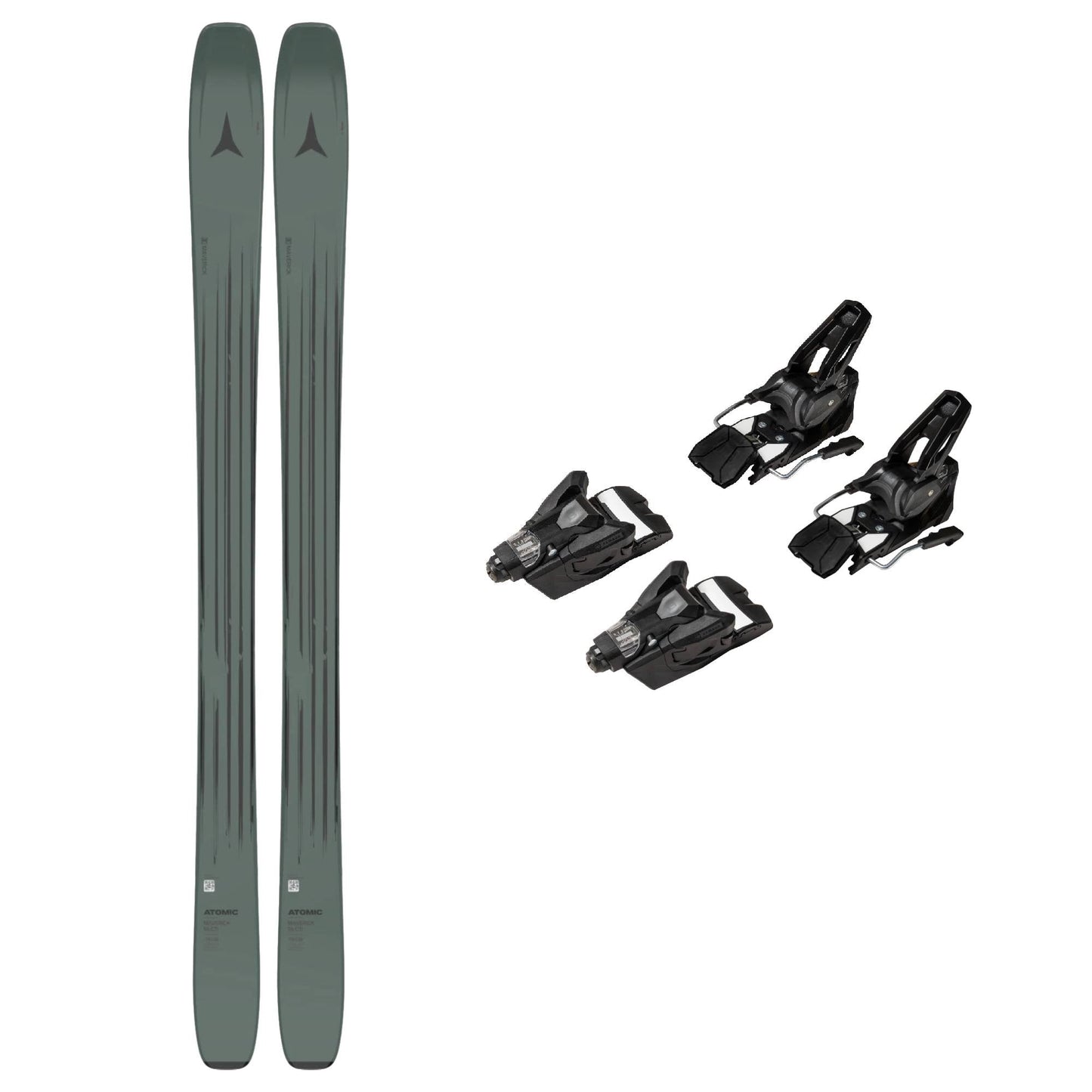 Atomic Maverick 96 CTI Ski and Armada Strive 14 GW Black Binding 2026 - Skiis & Biikes