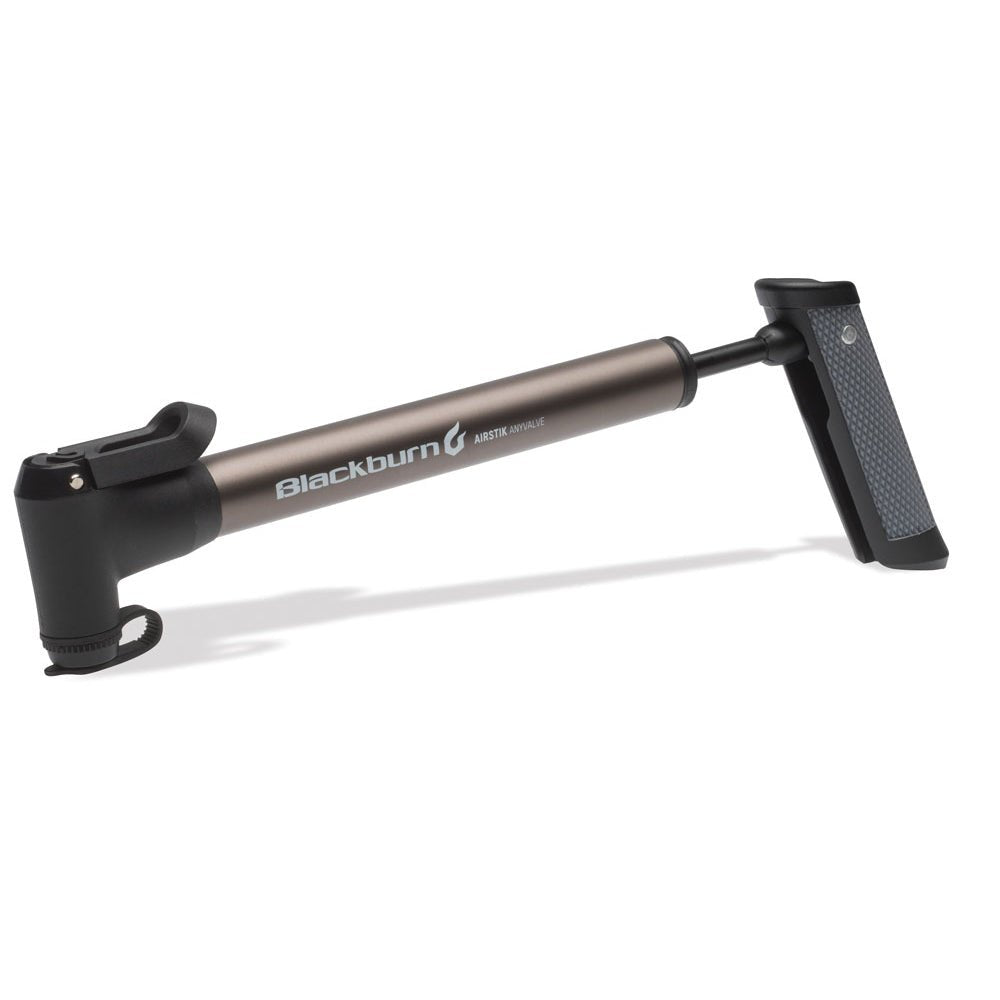 Blackburn Airstick Anyvalve Mini Pump Pewter - Skiis & Biikes