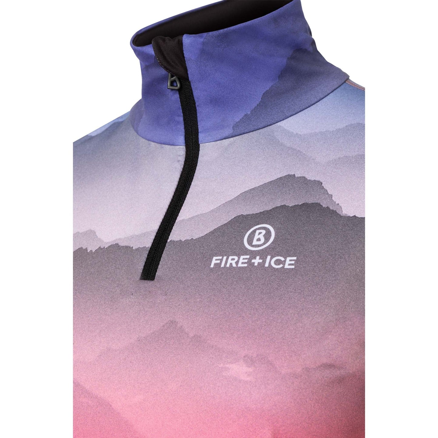 Bogner Fire & Ice Ilvy3 Print Womens Zip Neck 2025 - Skiis & Biikes