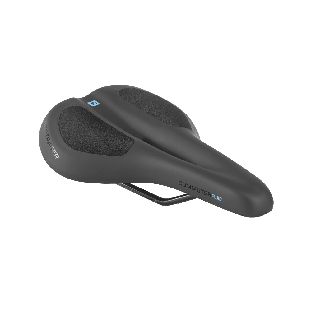Bontrager Commuter Fluid Bike Saddle, Black 270mm x 165mm - Skiis & Biikes