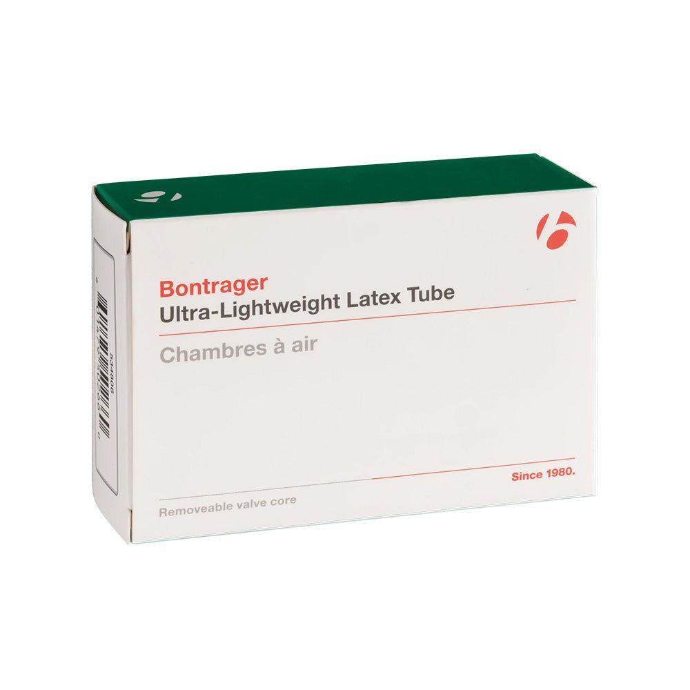 Bontrager Ultra - Lightweight Latex Presta Valve Bicycle Tubes, Black 700C x 19 - 23mm, 48mm - Skiis & Biikes