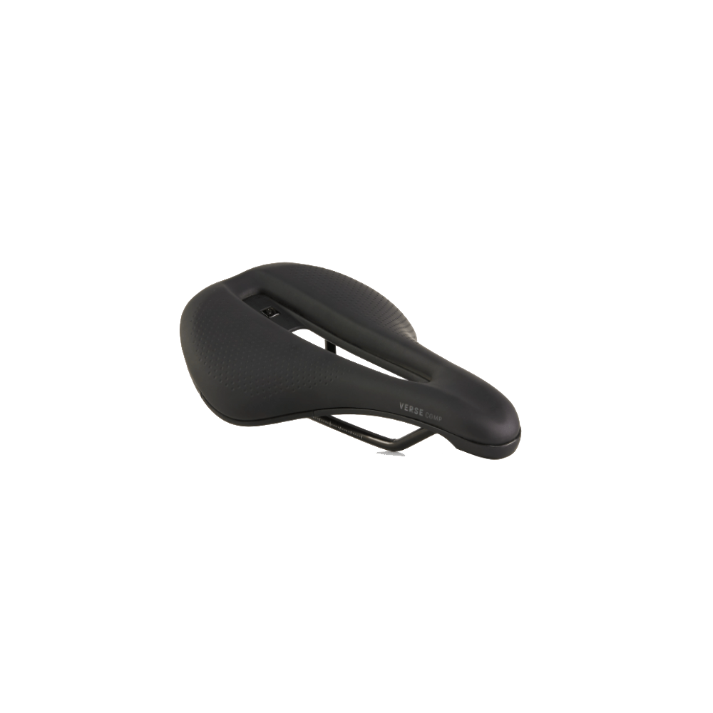 Bontrager Verse Short Comp Bike Saddle, Black 250mm x 155mm - Skiis & Biikes