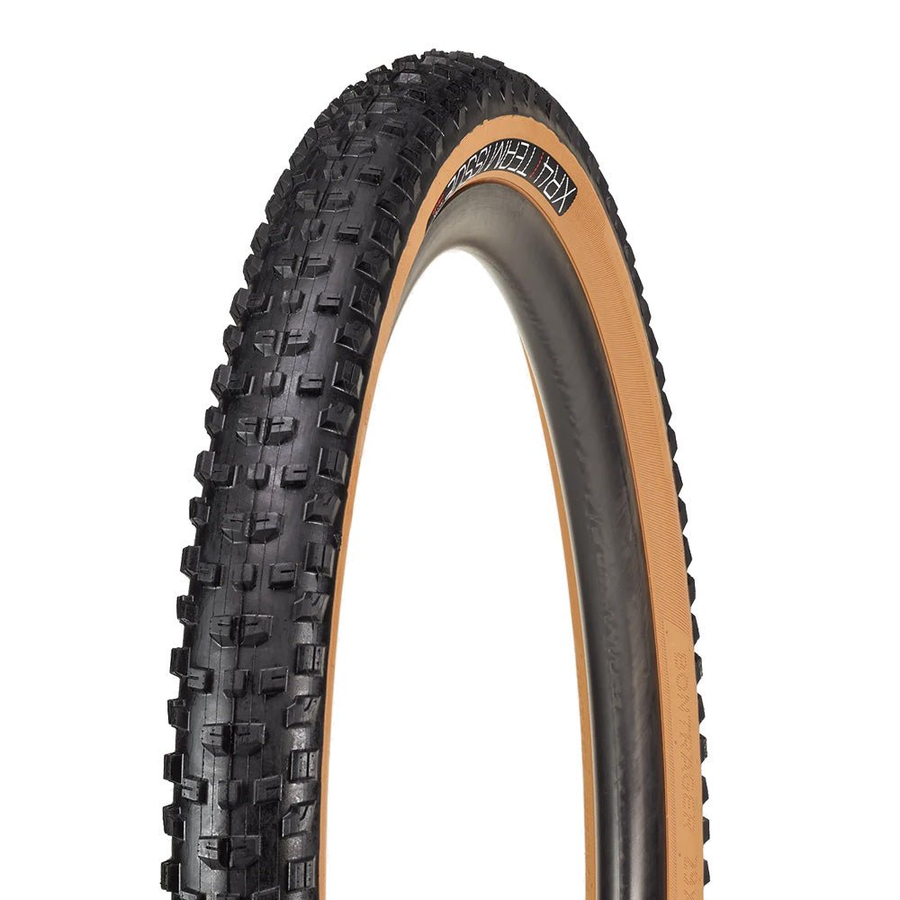 Bontrager XR4 Team Issue TLR MTB Tire, Black/Tan 27.5" x 2.4" - Skiis & Biikes