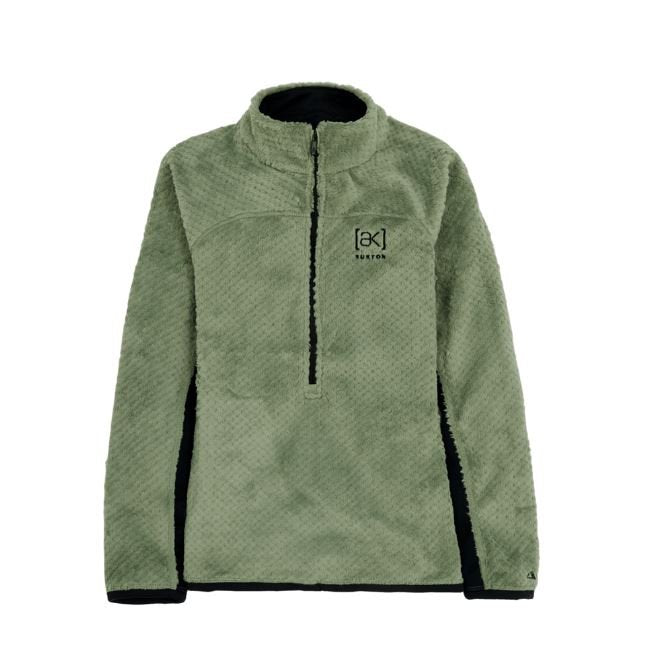 Burton AK Baker Hi - Loft Womens Quarter Zip Fleece 2023 - Skiis & Biikes