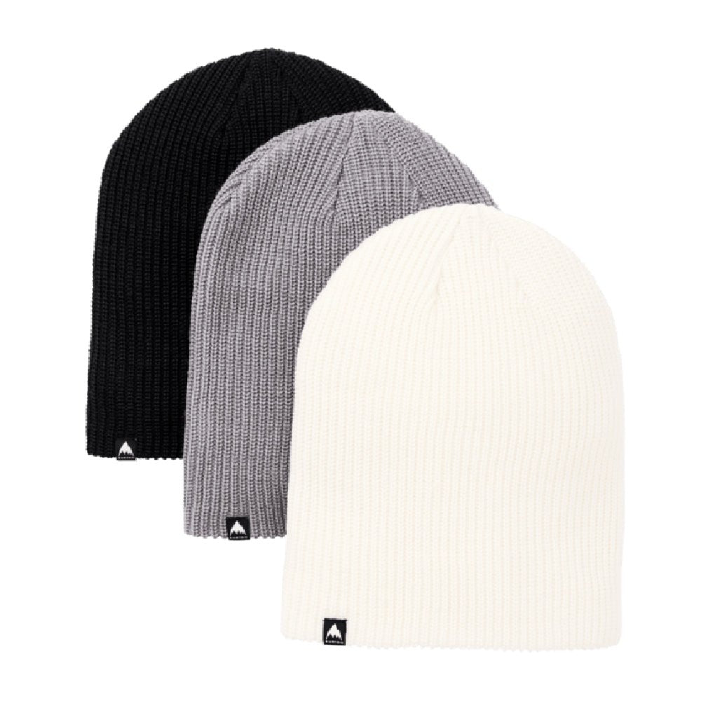 Burton DND Recycled Adult Beanie (3 Pack) - Skiis & Biikes