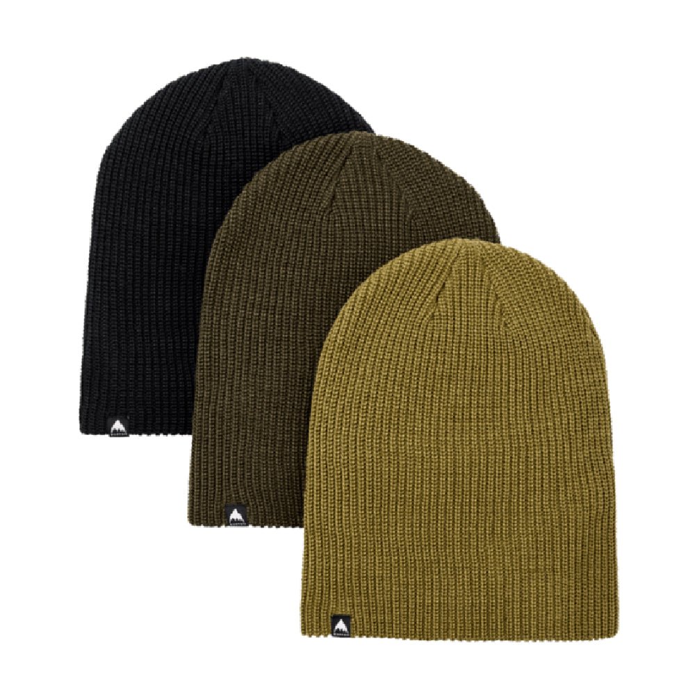 Burton DND Recycled Adult Beanie (3 Pack) - Skiis & Biikes