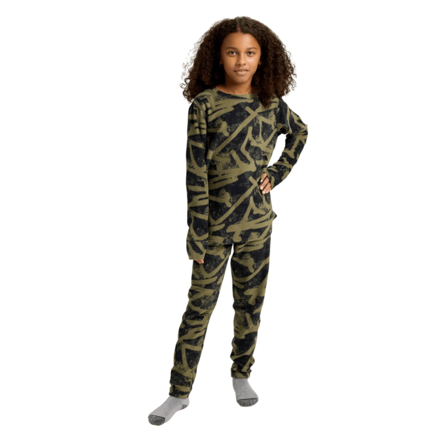Burton Fleece Kids Base Layer Set 2026 - Skiis & Biikes
