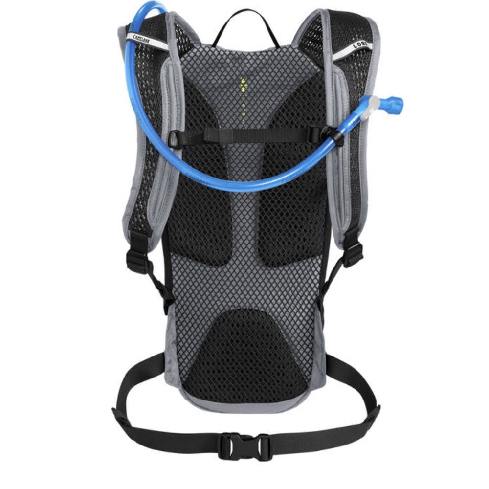 CamelBak Lobo 9 Hydration Pack 70oz Gunmetal Lime - Skiis & Biikes