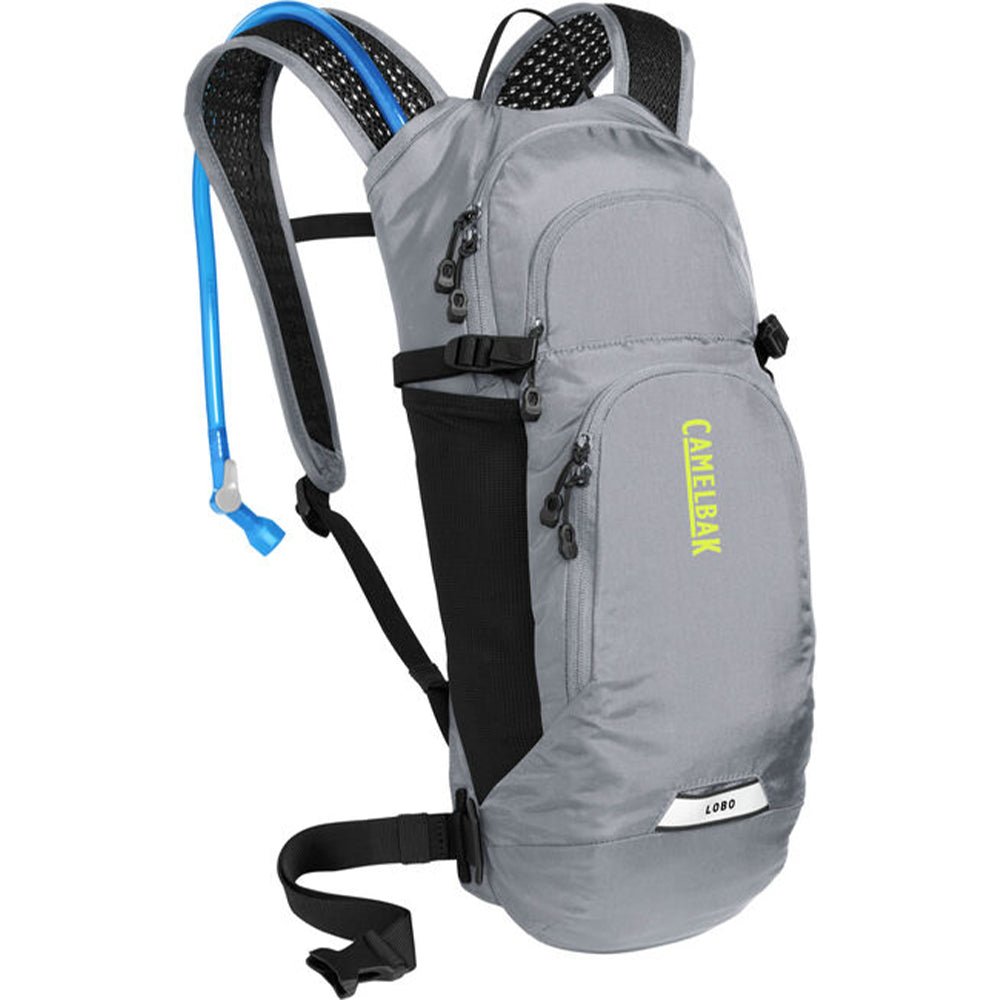 CamelBak Lobo 9 Hydration Pack 70oz Gunmetal Lime - Skiis & Biikes