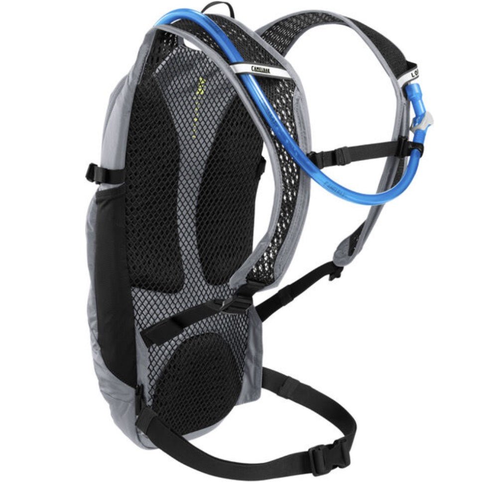 CamelBak Lobo 9 Hydration Pack 70oz Gunmetal Lime - Skiis & Biikes