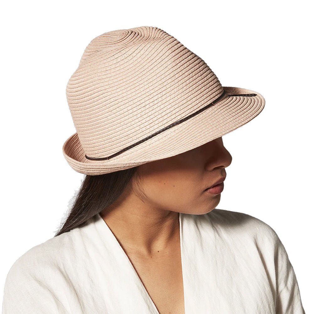 Canadian Hat Fancia Womens Straw Fedora 2023 - Skiis & Biikes