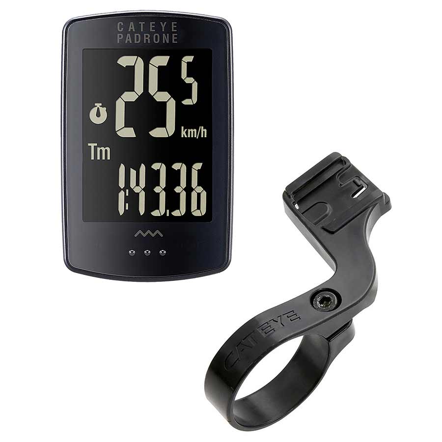 CatEye Padrone Stealth Bike Computer - Skiis & Biikes
