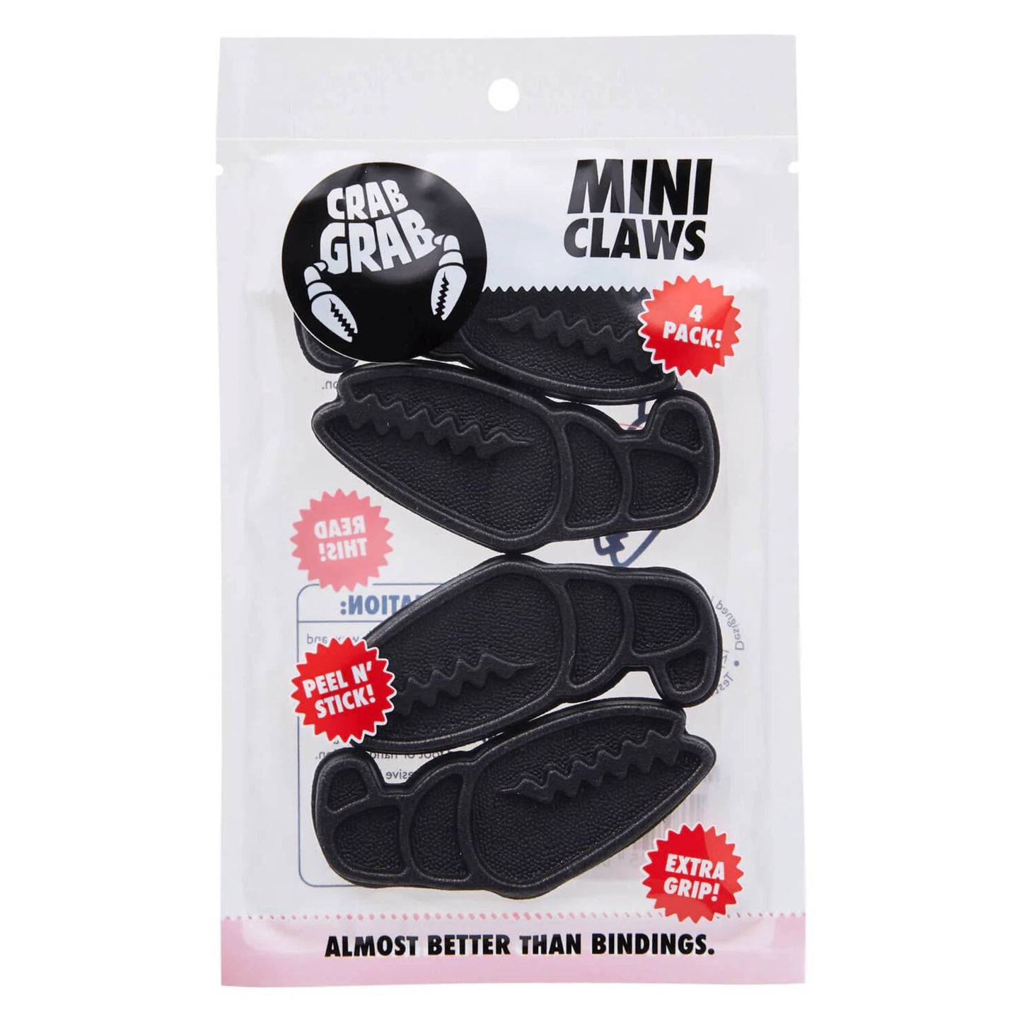 Crab Grab Mini Claws Stomp Pad - Skiis & Biikes