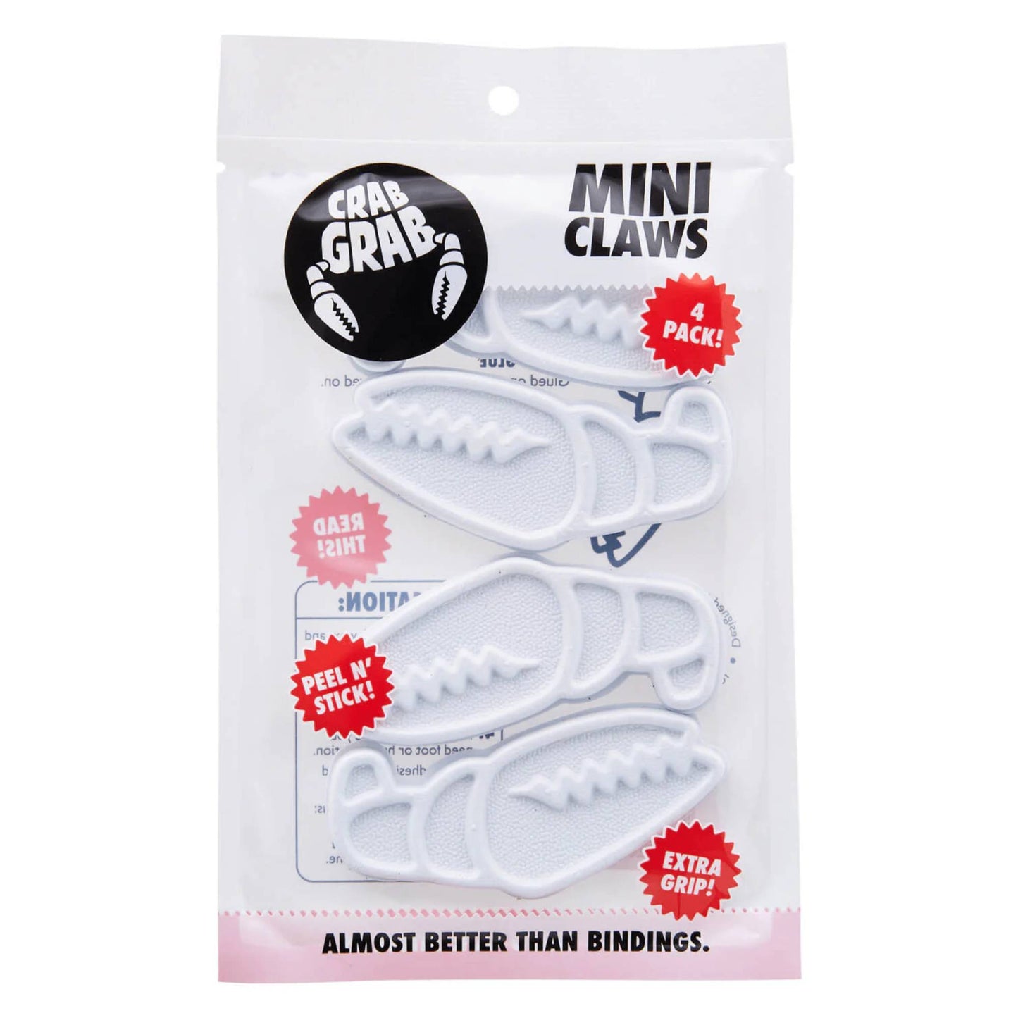Crab Grab Mini Claws Stomp Pad - Skiis & Biikes