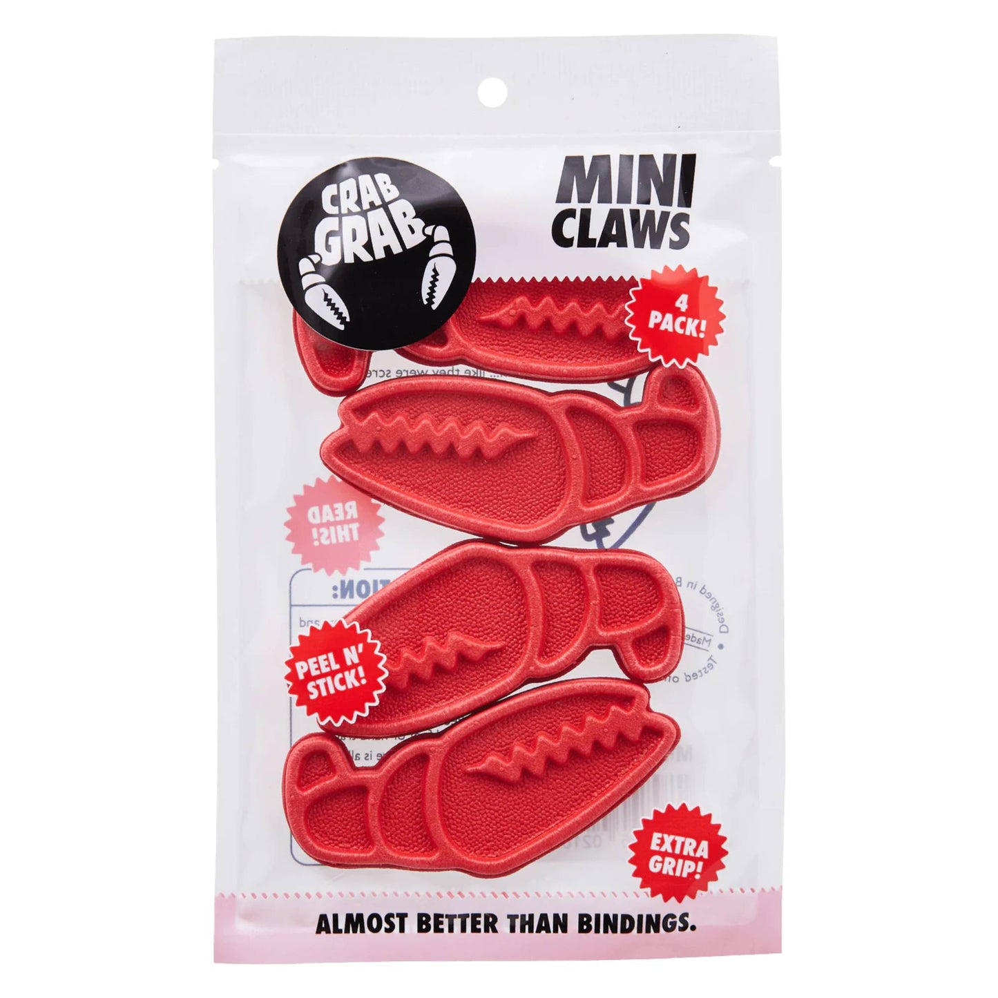 Crab Grab Mini Claws Stomp Pad - Skiis & Biikes