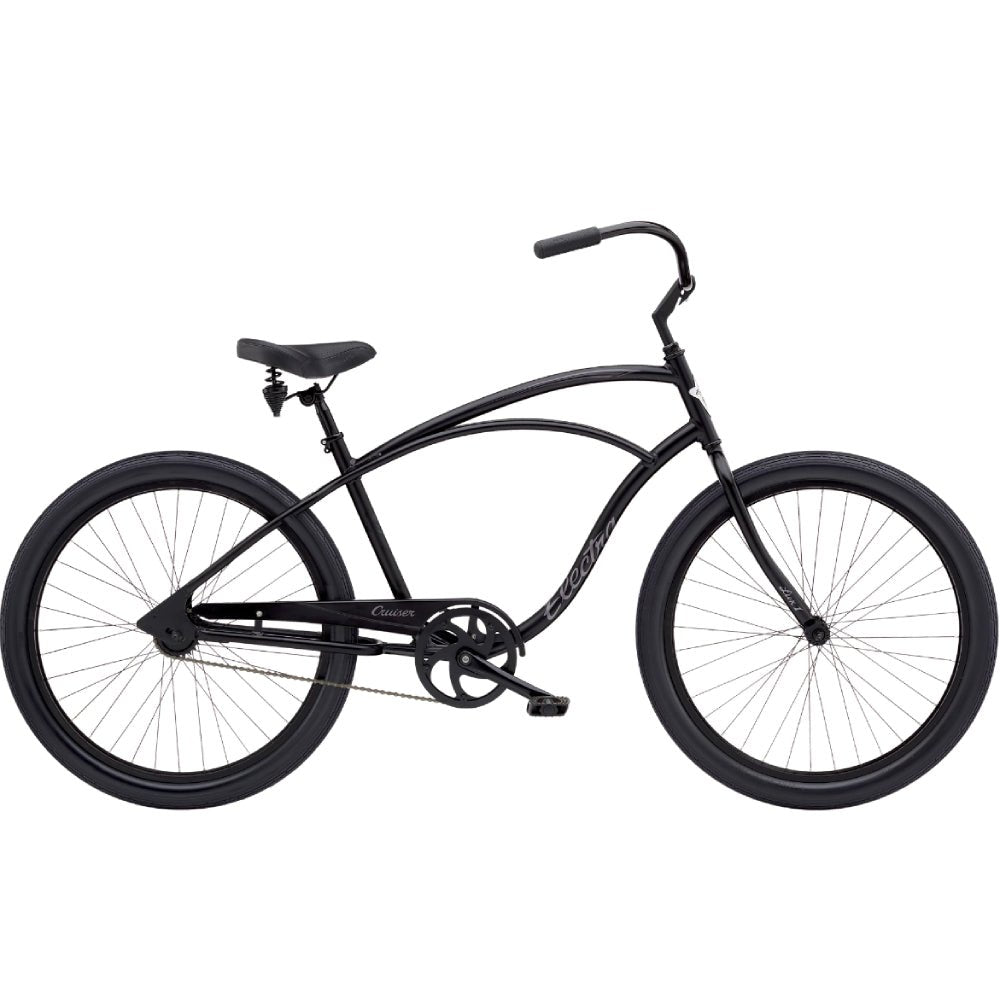 Electra Cruiser Lux 1 Bike Men's 26" Matte Black - Skiis & Biikes