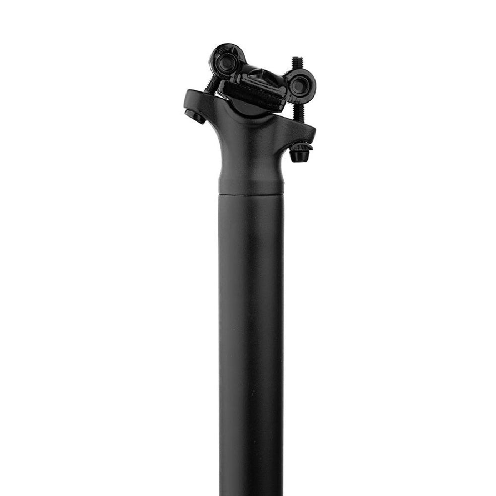 EVO Crest Pro Seatpost 27.2mm 400mm Offset 0mm Black - Skiis & Biikes