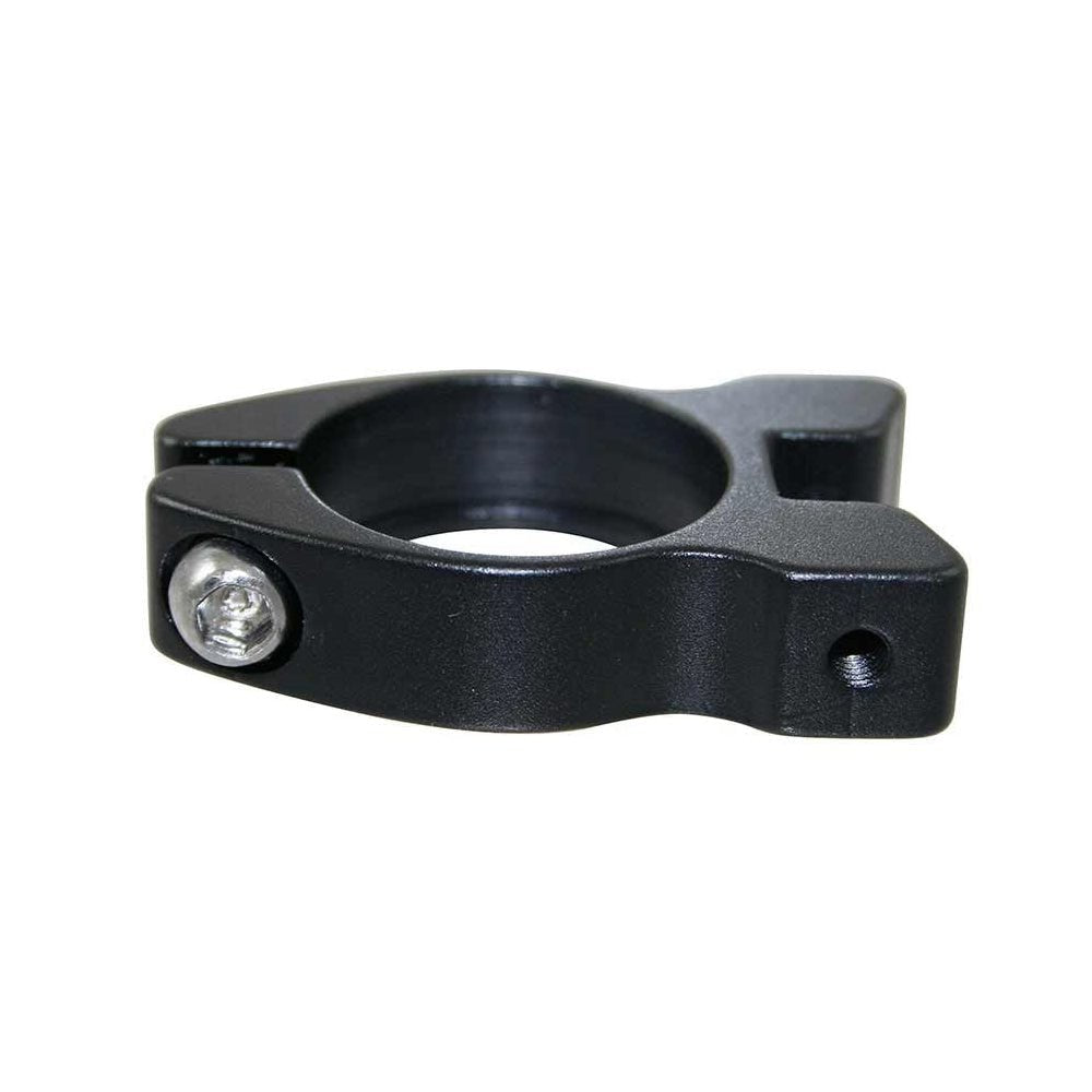 EVO, Seatpost Clamp With Two M5 Threaded Eyelets, Black, 34.9mm - Skiis & Biikes