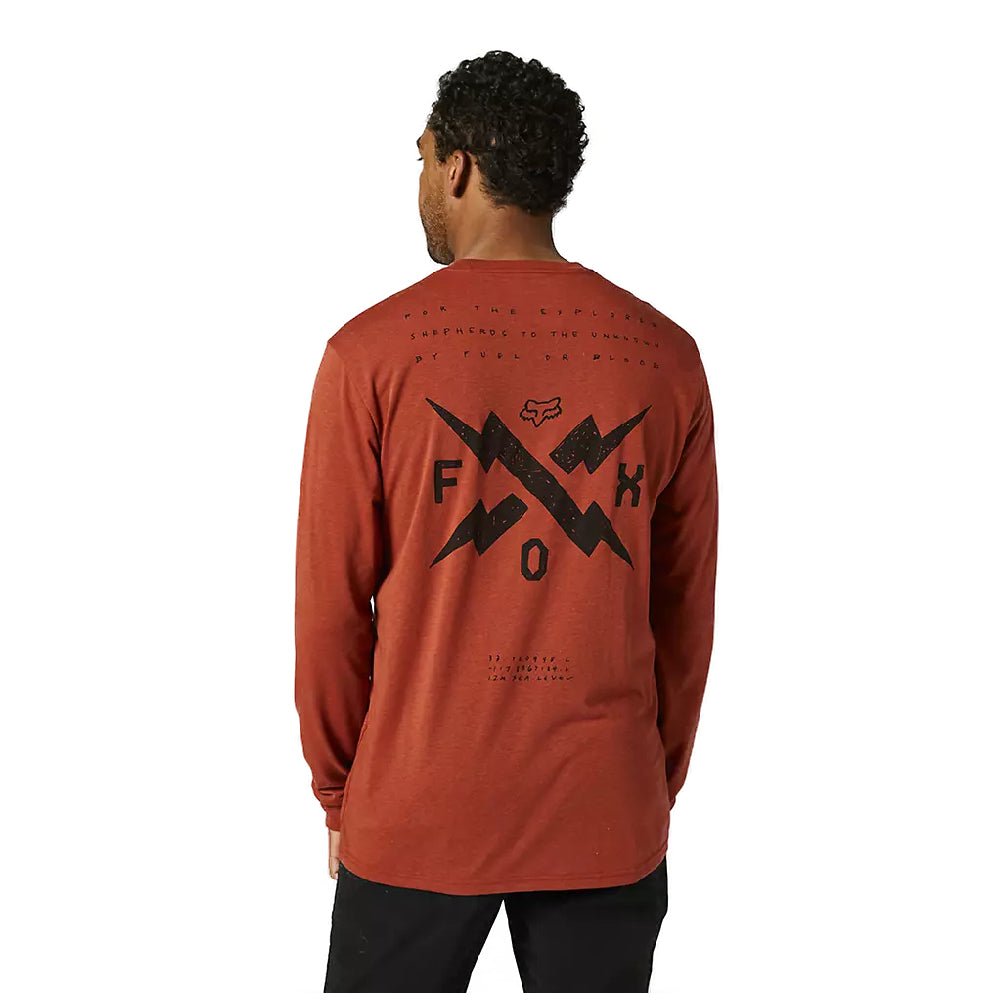 Fox Calibrated LS Tech Mens T-Shirt - Skiis & Biikes