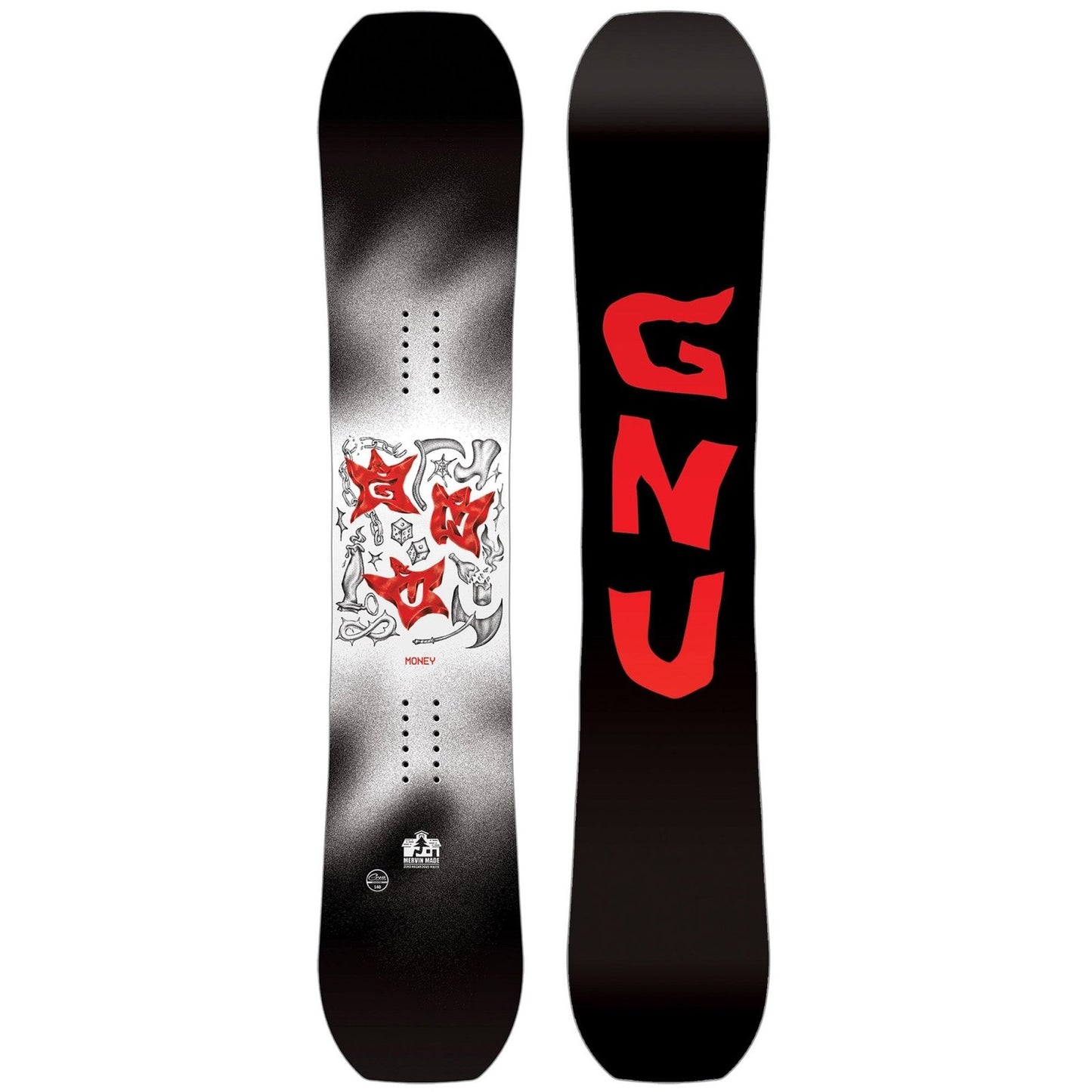 Gnu Money Snowboard 2025 - Skiis & Biikes