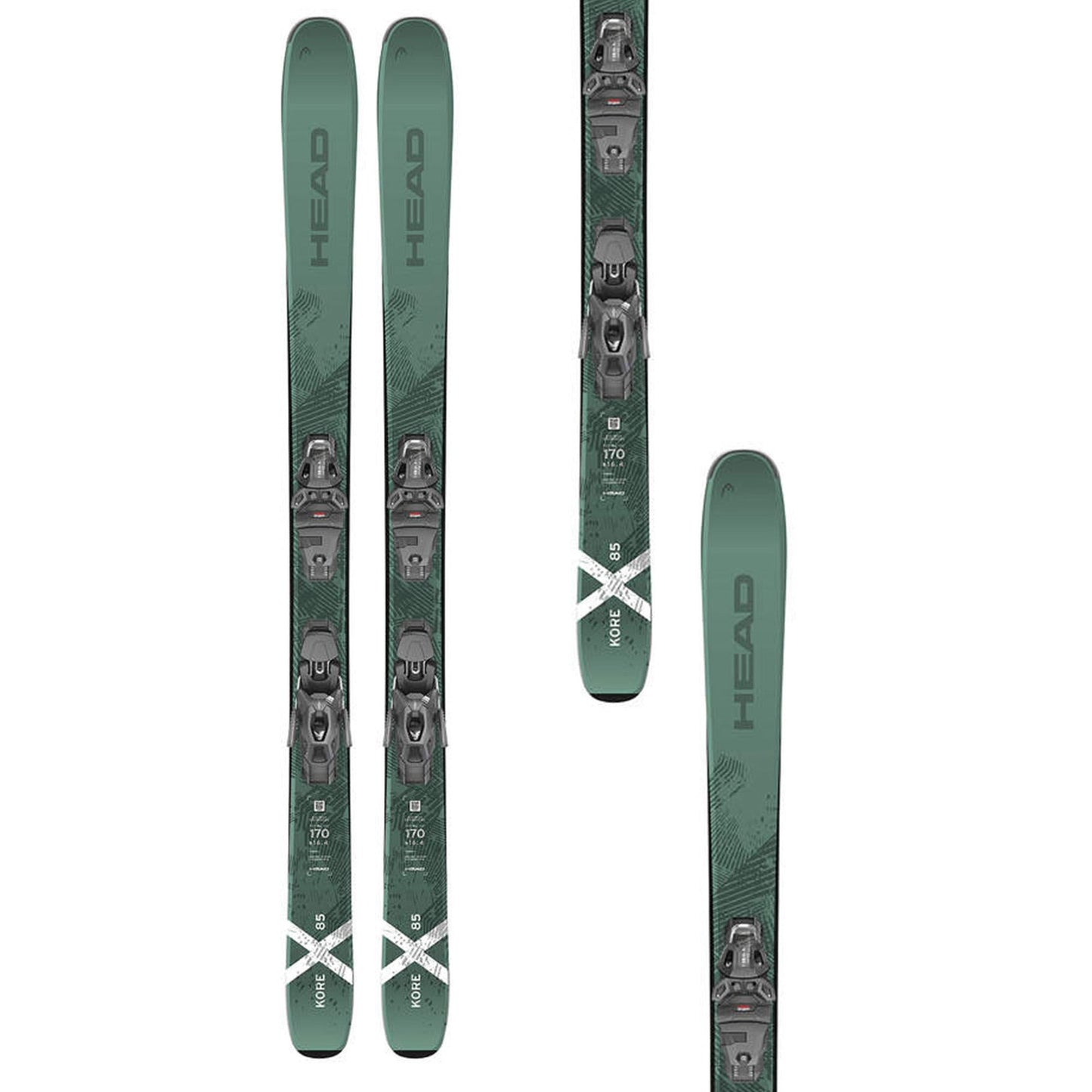 Head Kore X 85 Ski + PRW 11 GW Binding 2025 - Skiis & Biikes