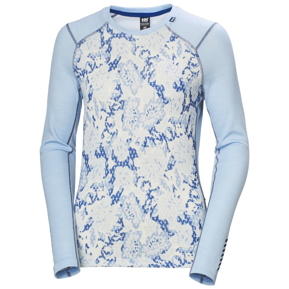 Helly Hansen Merino Midweight Graphic Womens Crew 2023 - Skiis & Biikes