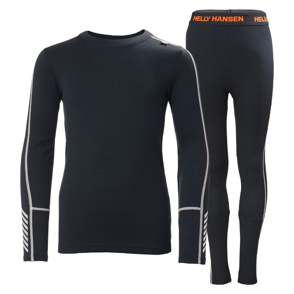 Helly Hansen Merino Midweight Junior Set 2023 - Skiis & Biikes