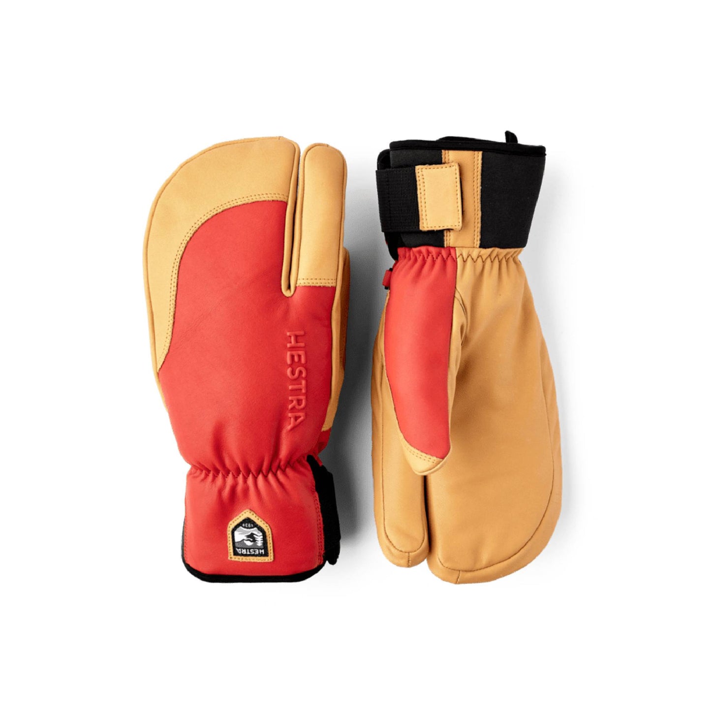 Hestra Leather Topo 3 Finger Glove - Skiis & Biikes