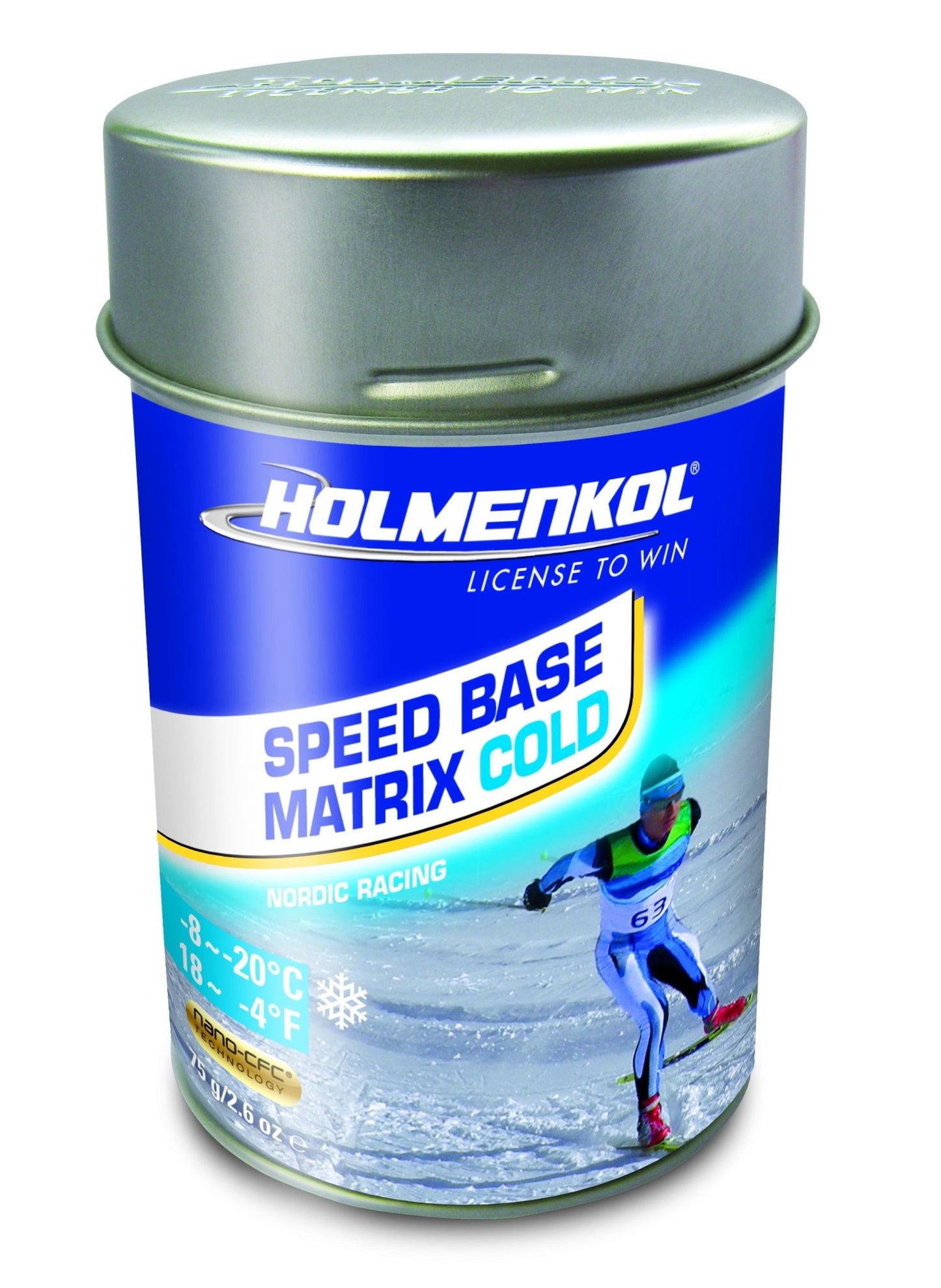 Holmenkol SpeedBase Matrix 75g w/ Scraper - Skiis & Biikes