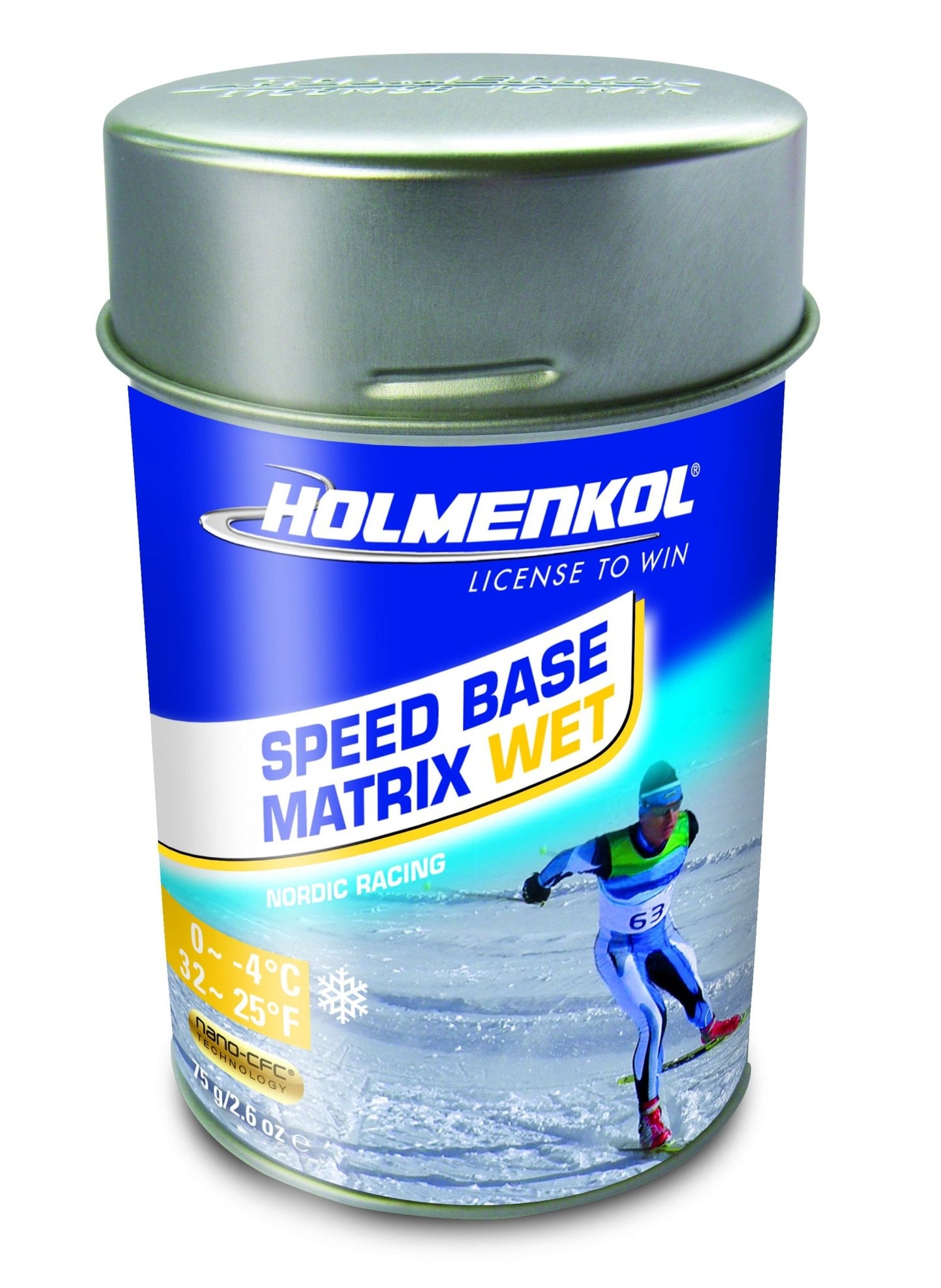 Holmenkol SpeedBase Matrix 75g w/ Scraper - Skiis & Biikes