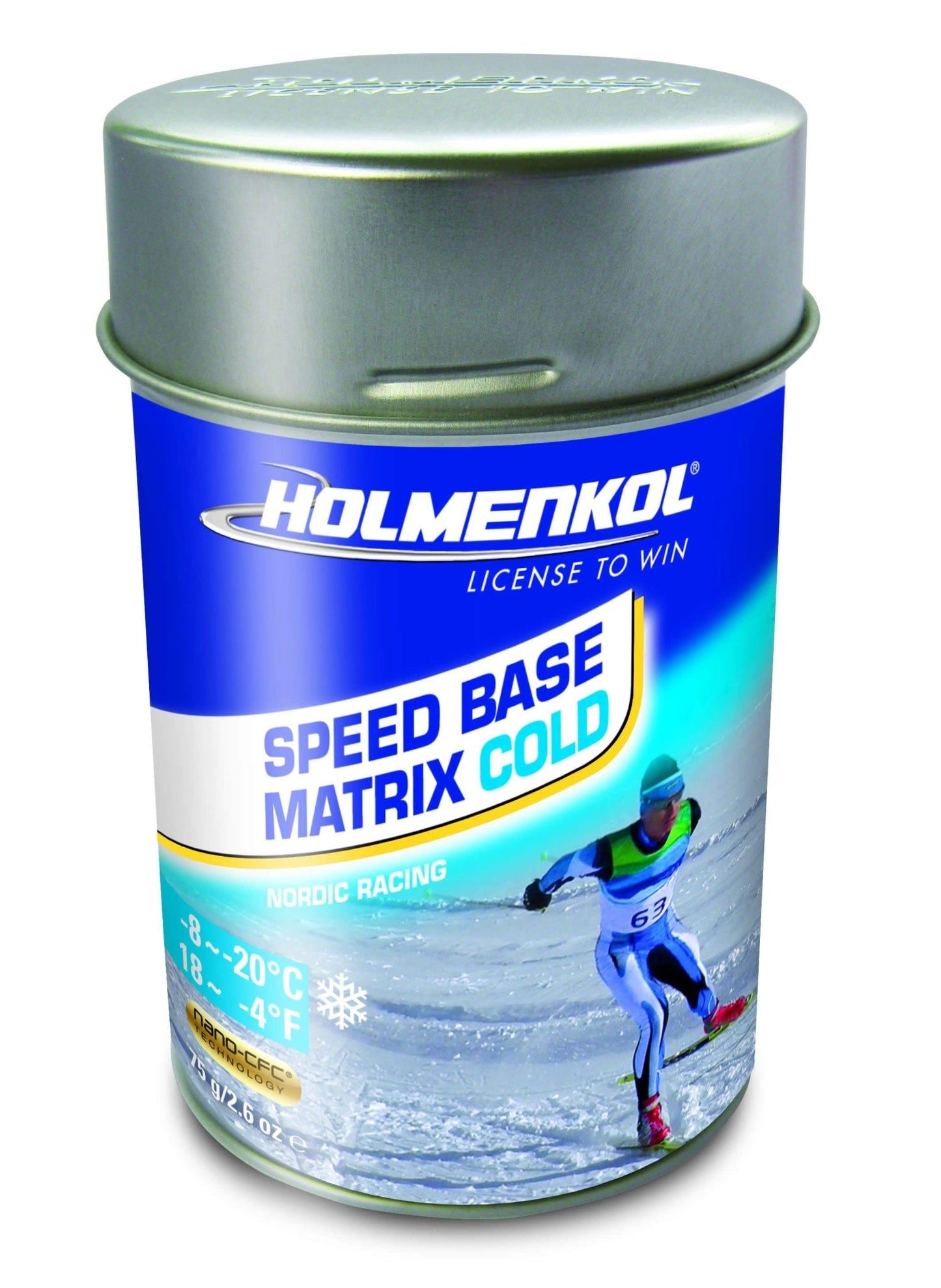 Holmenkol SpeedBase Matrix 75g w/ Scraper - Skiis & Biikes