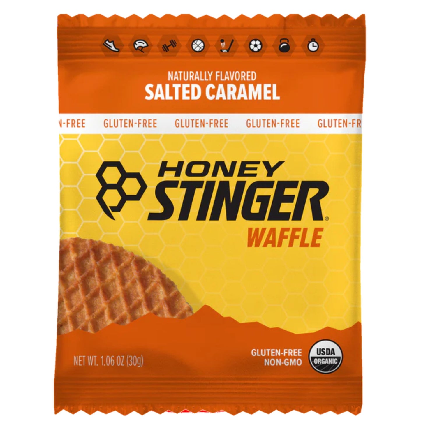 Honey Stinger Organic Gluten Free Waffle Bar - Skiis & Biikes
