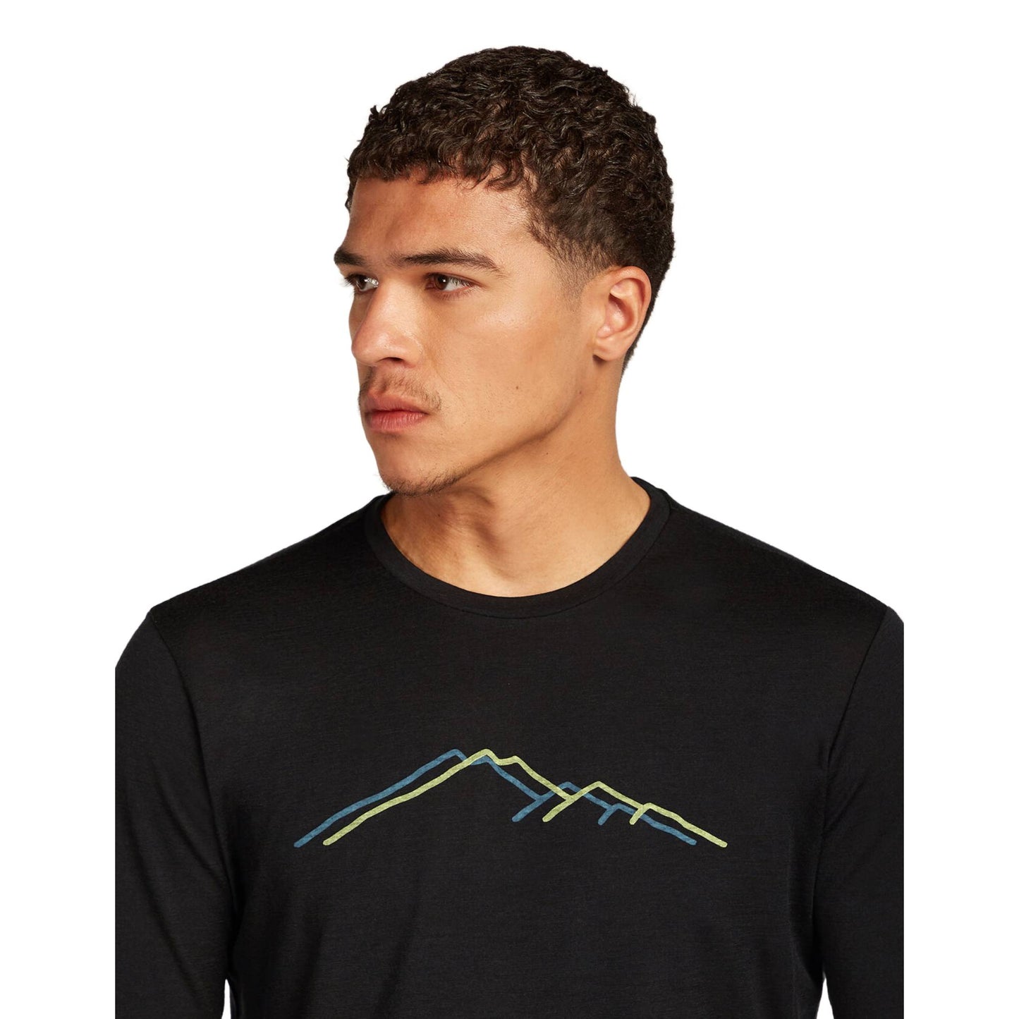 Icebreaker 150 Tech Lite Mens LS Tee GRX1 - Skiis & Biikes