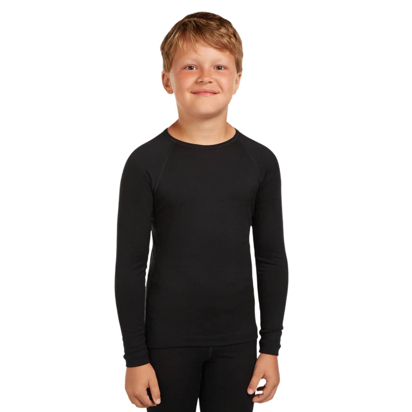 Icebreaker 200 Oasis Kids LS Crewe - Skiis & Biikes