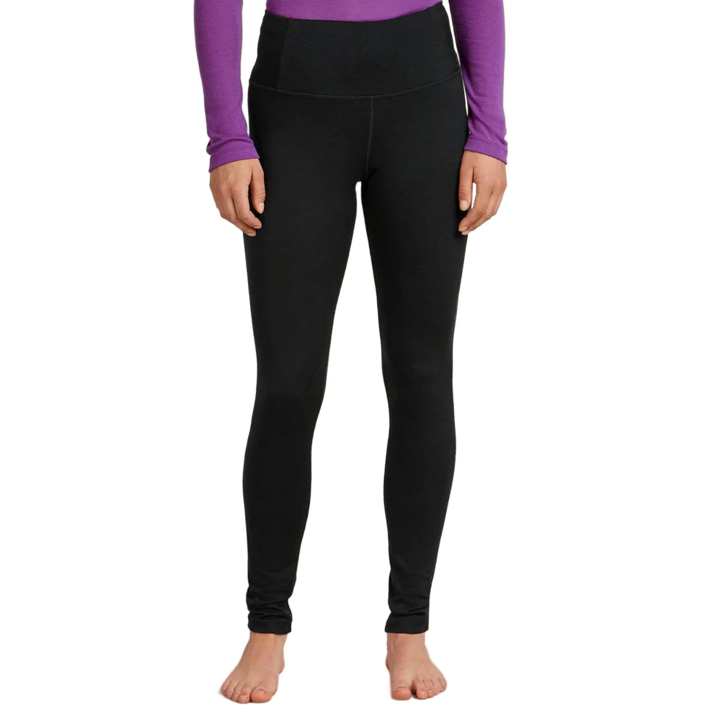 Icebreaker 200 Oasis Womens High Rise Leggings - Skiis & Biikes