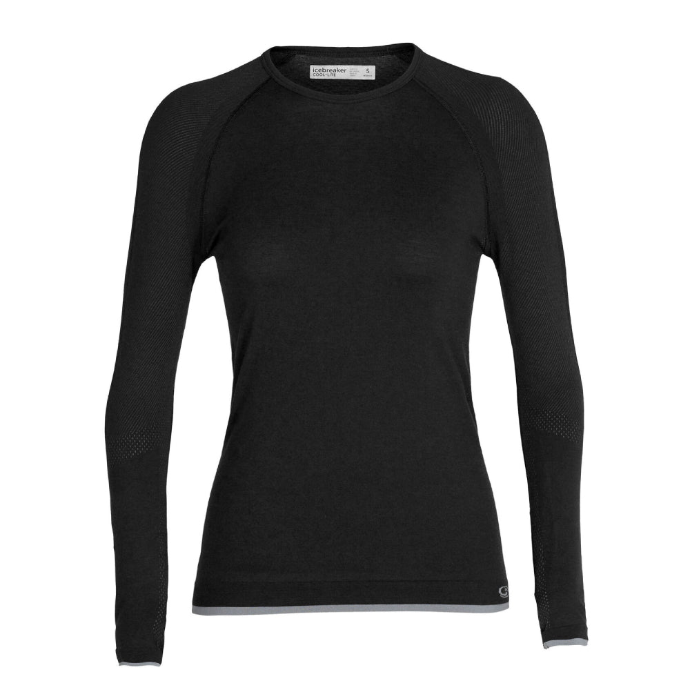 Icebreaker 200 Zone Womens Seamless LS Crewe - Skiis & Biikes