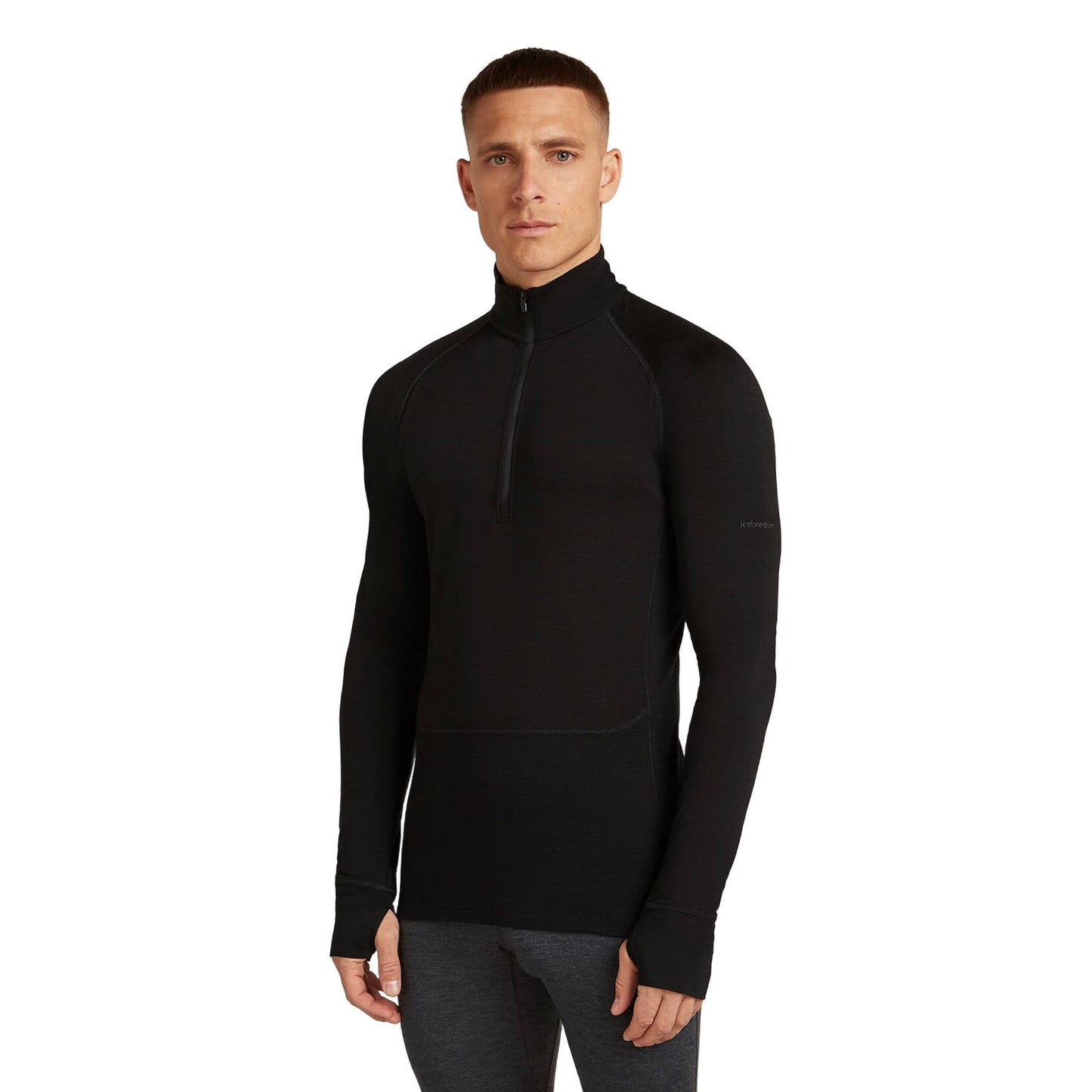 Icebreaker 200 ZoneKnit Mens LS Half Zip - Skiis & Biikes