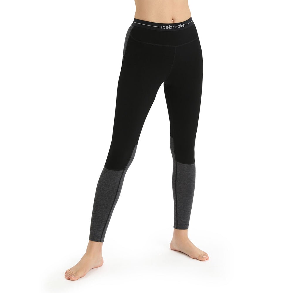 Icebreaker 200 ZoneKnit Womens Leggings - Skiis & Biikes