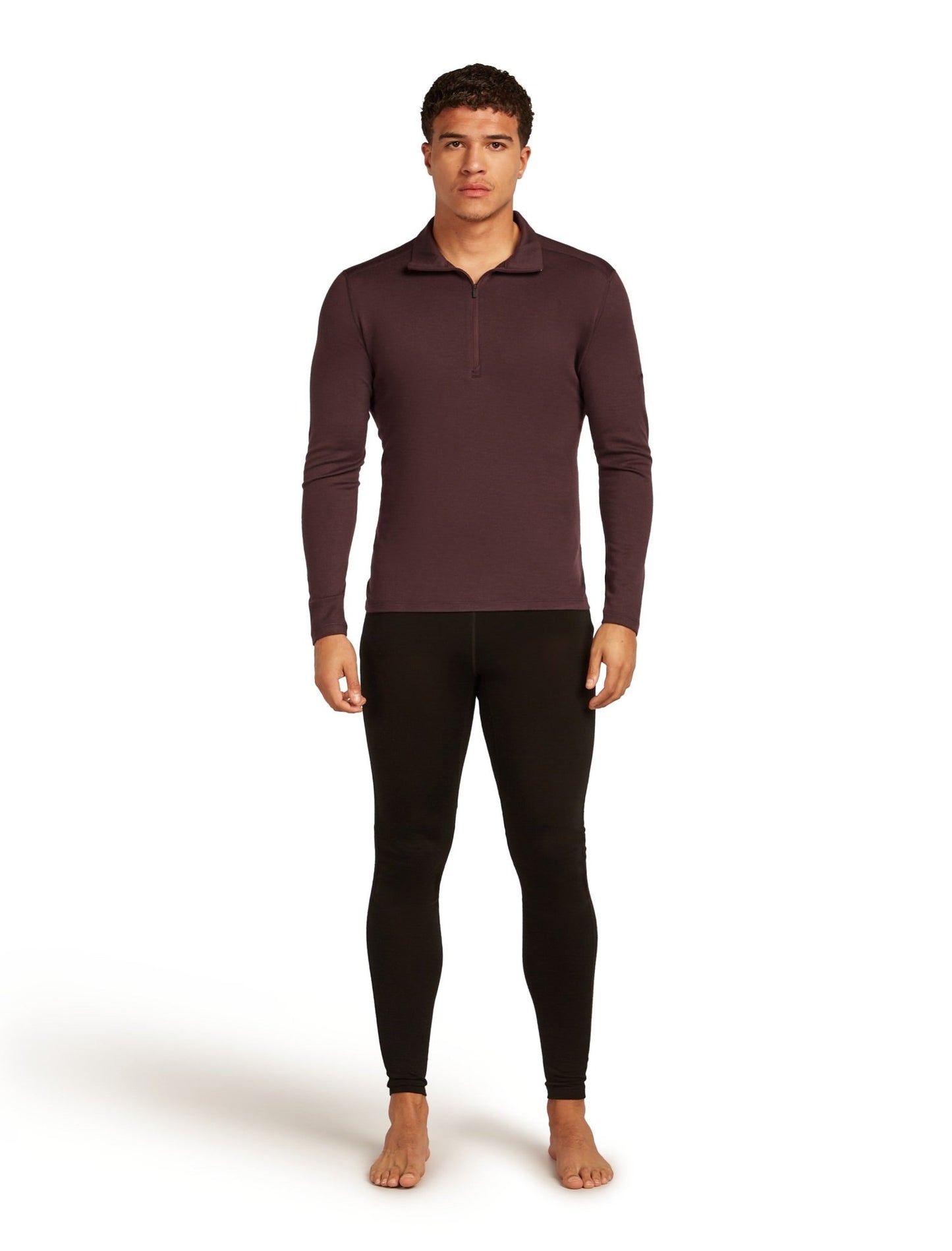 Icebreaker 260 Tech Mens LS Half Zip - Skiis & Biikes