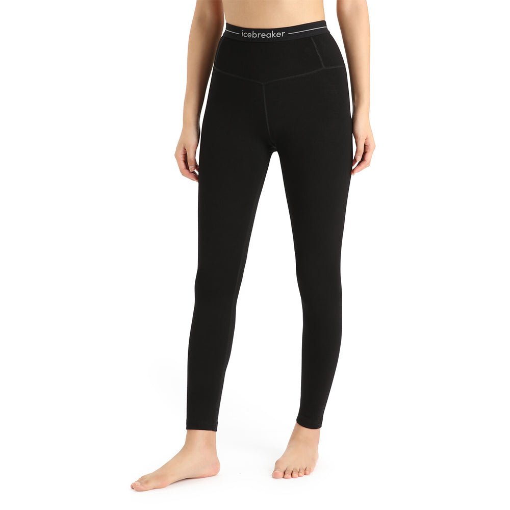Icebreaker 260 Tech Womens High Rise Leggings - Skiis & Biikes