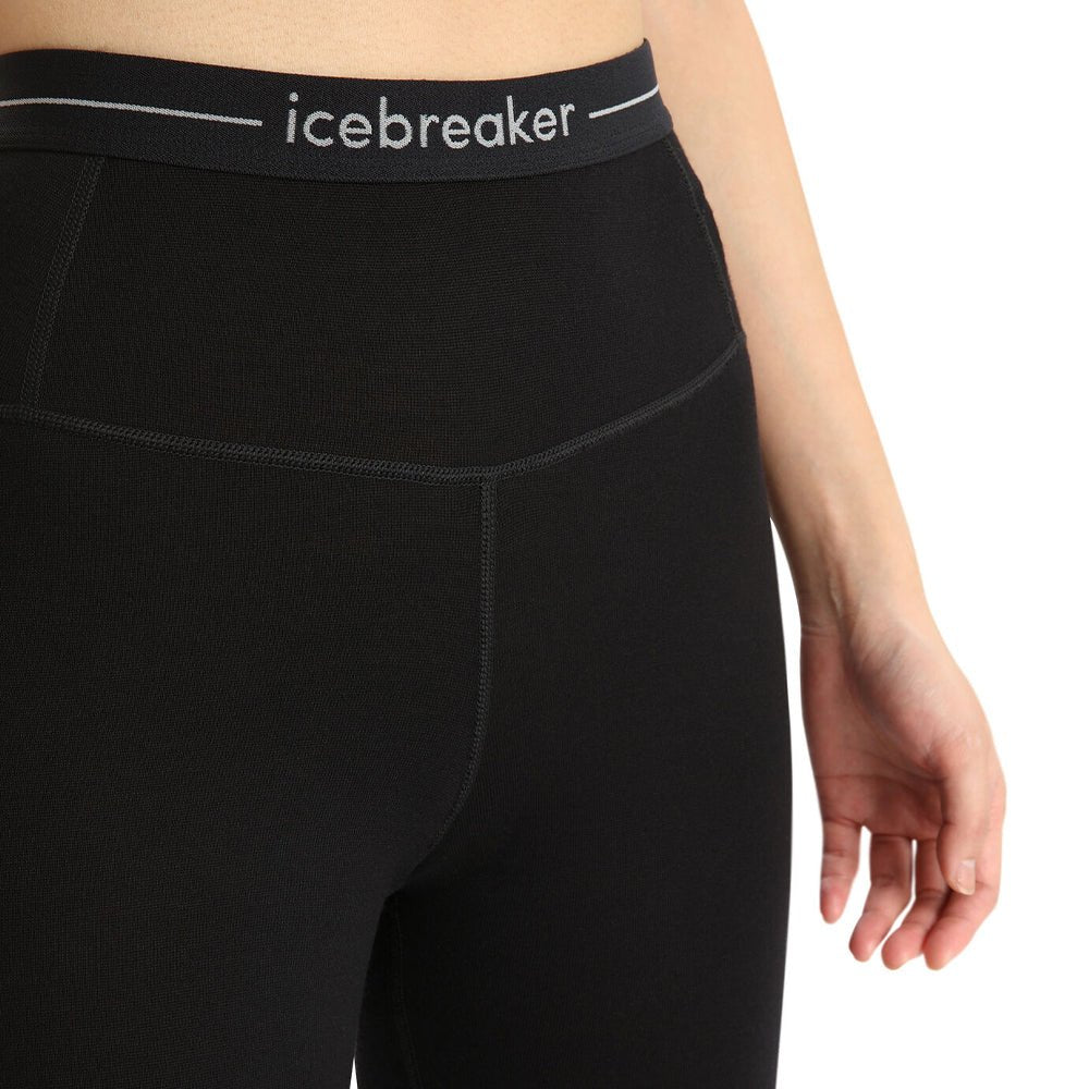 Icebreaker 260 Tech Womens High Rise Leggings - Skiis & Biikes